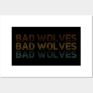 Distressed Vintage - Bad Wolves Posters and Art